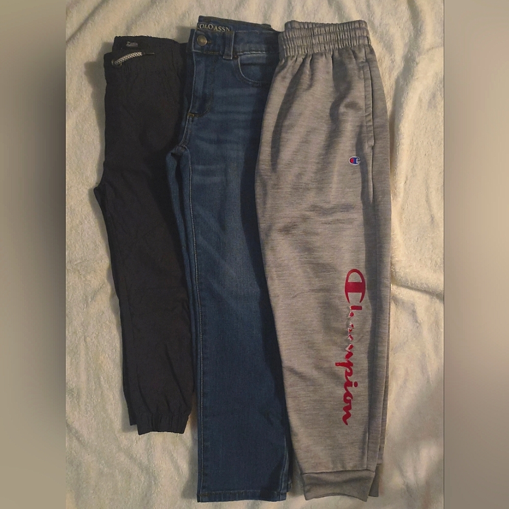 Trio Toddler Pant Pack - Joggers, Jeans